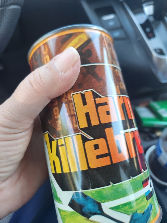 Other - Graphic Canister with Bold Orange Harmon 'Killebrew Text